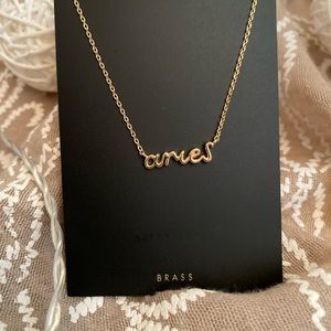 Zodiac sign necklace (Aries)